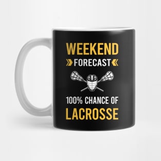 Weekend Forecast Lacrosse Mug